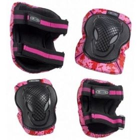 Micro Scooter Pembe Dizlik ve Dirseklik