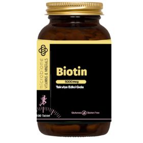Microbiome Biotin 5000 mcg 100 Tablet