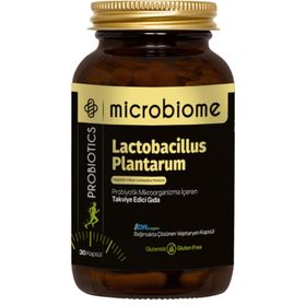 Microbiome Lactobacillus Plantarum 30 Kapsül