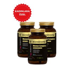 Microbiome Probiotic Women Complex 3x30 Kapsül