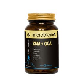 Microbiome ZMA GCA Magnezyum Vitamin B6 60 Tablet