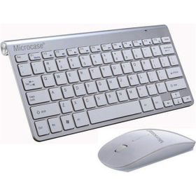 Microcase AL2770 Gümüş 2.4 Wireless Kablosuz Slim Klavye-Mouse