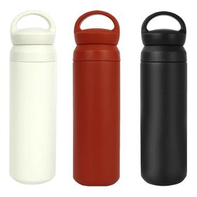 Microcase AL4378 Siyah Paslanmaz Çelik 500 ml Sıcak Soğuk Tutan Çay Kahve Su El Termosu