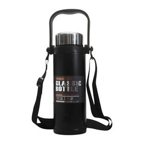 Microcase AL5025 Lacivert Paslanmaz Çelik 800 ml Omuz Askılı El Tutacaklı Süzgeçli Termos