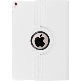 Microcase Apple iPad 2017 9.7 360 Döner Standlı Beyaz Kılıf + Ekran Koruyucu