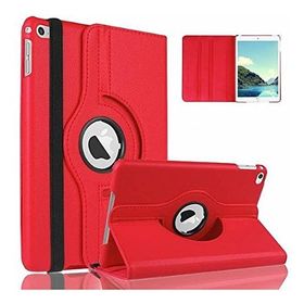 Microcase Apple İpad Air 360 Döner Standlı Deri Kılıf Kırmızı