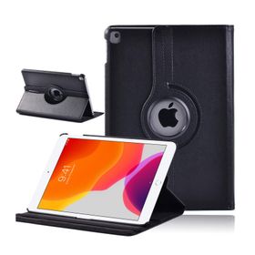 Microcase Apple İpad Air 360 Döner Standlı Deri Kılıf Siyah