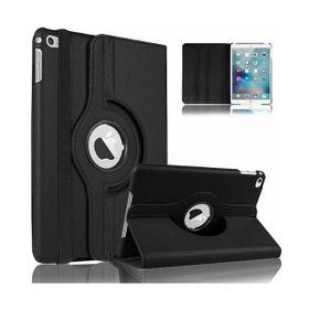 Microcase Apple İpad Mini 4 360 Döner Standlı Deri Kılıf Siyah