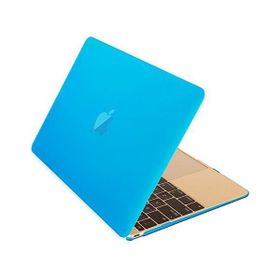 Microcase Apple Macbook Pro 13.3 Shell Rubber Sert Koruma Kılıf Mavi