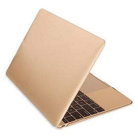 Microcase Apple Macbook Pro 15.4 Shell Rubber Sert Koruma Kılıf Gold