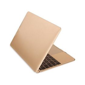 Microcase Apple Macbook Pro 15.4 Shell Rubber Sert Koruma Kılıf Gold