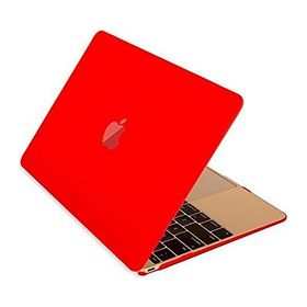 Microcase Apple Macbook Pro 15.4 Shell Rubber Sert Koruma Kılıf Kırmızı