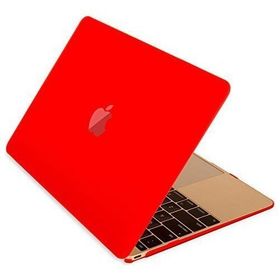 Microcase Apple Macbook Pro 15.4 Shell Rubber Sert Koruma Kılıf Kırmızı