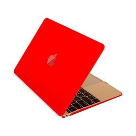 Microcase Apple Macbook Pro 15.4 Shell Rubber Sert Koruma Kılıf Kırmızı