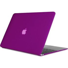 Microcase Apple Macbook Pro 15.4 Shell Rubber Sert Koruma Kılıf Mor