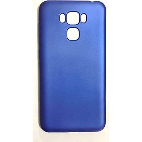 Microcase Asus Zenfone 3 Deluxe ZS570KL Premium Silikon Tempered Cam + Lacivert Kılıf
