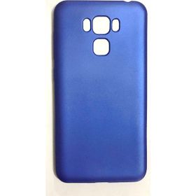 Microcase Asus Zenfone 3 Deluxe ZS570KL Premium Silikon Tempered Cam + Lacivert Kılıf