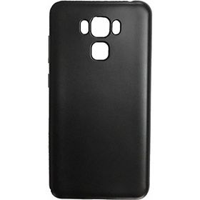 Microcase Asus Zenfone 3 Deluxe ZS570KL Premium Silikon Tempered Cam + Siyah Kılıf