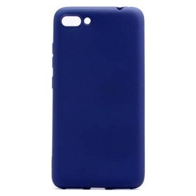 Microcase Asus Zenfone 4 ZE554KL Premium Silikon Tempered Cam + Ekran Koruyucu Lacivert Kılıf