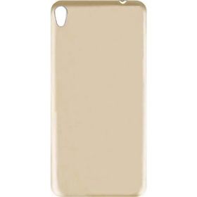 Microcase Asus Zenfone Live ZB501KL Premium Mat Silikon Tempered Cam + Altın Kılıf