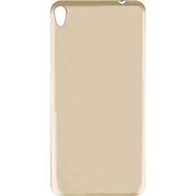 Microcase Asus Zenfone Live ZB501KL Premium Mat Silikon Tempered Cam + Altın Kılıf