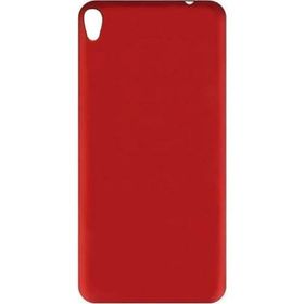 Microcase Asus Zenfone Live ZB501KL Premium Mat Silikon Tempered Cam + Kırmızı Kılıf