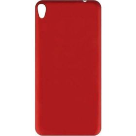 Microcase Asus Zenfone Live ZB501KL Premium Mat Silikon Tempered Cam + Kırmızı Kılıf