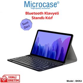 Microcase BKK4 Samsung Galaxy Tab A7 T500 T505 T507 2020 10.4 inç Bluetooth Klavyeli Standlı Tablet Pc Kılıfı