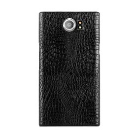 Microcase Blackberry Priv Crocodile Timsah Deri Kaplama Sert Rubber Kılıf