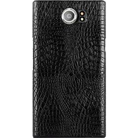 Microcase Blackberry Priv Crocodile Timsah Deri Kaplama Sert Rubber Kılıf