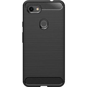 Microcase Google Pixel Brushed Carbon Fiber Silikon TPU Kılıf