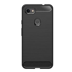 Microcase Google Pixel Brushed Carbon Fiber Silikon TPU Kılıf