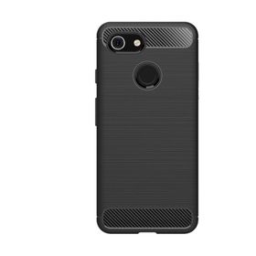 Microcase Google Pixel Brushed Carbon Fiber Silikon TPU Kılıf