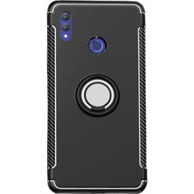 Microcase Huawei Honor 10 Yüzük Standlı Armor Silikon Kılıf
