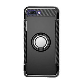 Microcase Huawei Honor 10 Yüzük Standlı Armor Silikon Kılıf