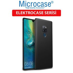 Microcase Huawei Mate 20 Elektrocase Serisi Silikon TPU Siyah Kılıf