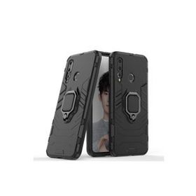 Microcase Huawei Nova 4 Batman Serisi Yüzük Standlı Armor Siyah Kılıf