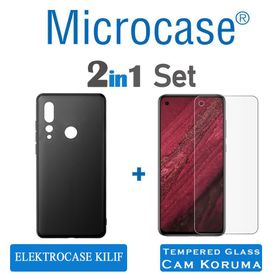 Microcase Huawei Nova 4 Elektrocase Serisi Tpu Siyah Silikon Kılıf