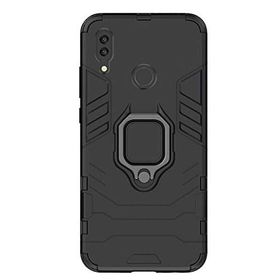 Microcase Huawei P Smart 2019 Batman Serisi Yüzük Standlı Armor Siyah Kılıf