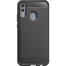 Microcase Huawei P Smart Brushed Carbon Fiber Silikon TPU Kılıf