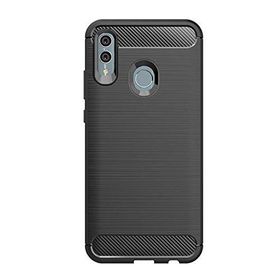 Microcase Huawei P Smart Brushed Carbon Fiber Silikon TPU Kılıf
