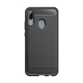 Microcase Huawei P Smart Brushed Carbon Fiber Silikon TPU Kılıf