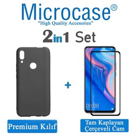 Microcase Huawei P Smart Matte Premium Silikon Siyah Kılıf