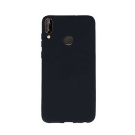 Microcase Huawei P Smart Matte Premium Silikon Siyah Kılıf
