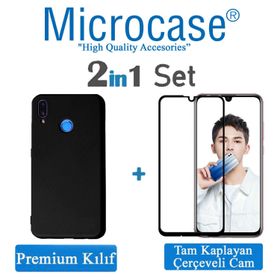 Microcase Huawei P Smart Matte Premium Silikon Siyah Kılıf
