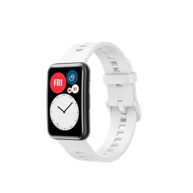 Microcase Huawei Watch Fit KY26 Beyaz Silikon Kordon Kayış