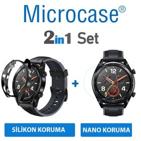 Microcase Huawei Watch Gt Classic Siyah Silikon Kılıf