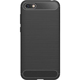 Microcase Huawei Y5 2018 Brushed Carbon Fiber Silikon Kılıf