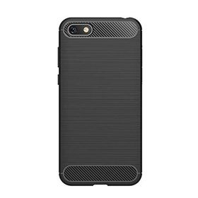 Microcase Huawei Y5 2018 Brushed Carbon Fiber Silikon Kılıf