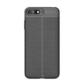 Microcase Huawei Y6 2018 Leather Tpu Silikon Kılıf